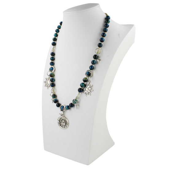 Naszyjnik handmade „Moon & Ocean”