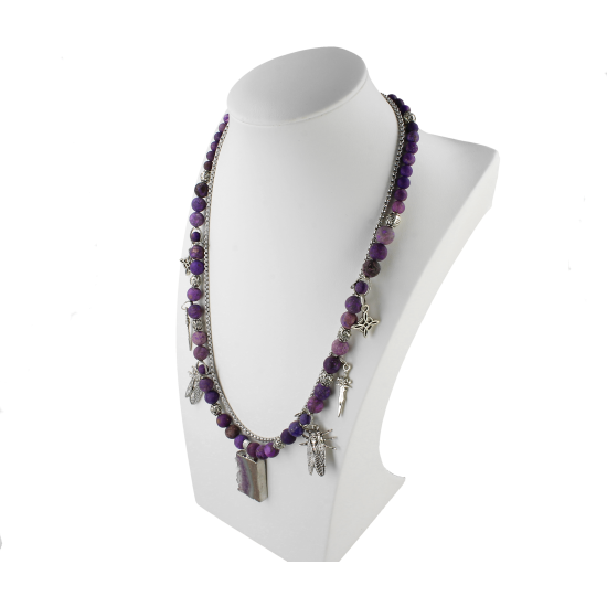 Naszyjnik Handmade Mystic Amethyst Talisman
