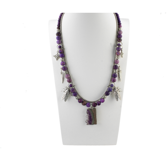 Naszyjnik Handmade Mystic Amethyst Talisman