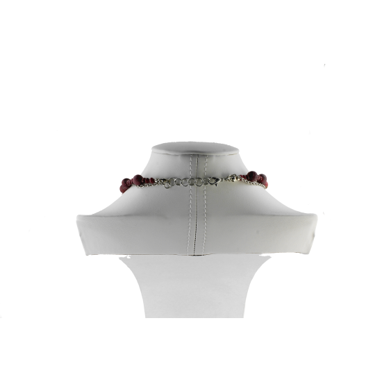 Naszyjnik Handmade Crimson Star Jaspis