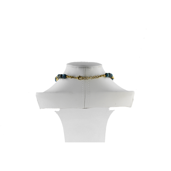 Naszyjnik Handmade Blue Talisman Apatyt